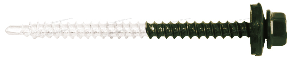 Купить долговечный Саморез 4,8х70 RAL6007 (бутылочно-зеленый) в интернет-магазине Компании Металл профиль.