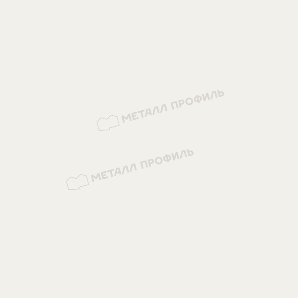 Планка угла внутреннего сложного 75х3000 (ПЭП-02-9010-0.4) ― где купить в Новосибирске? В интернет-магазине Компании Металл Профиль!